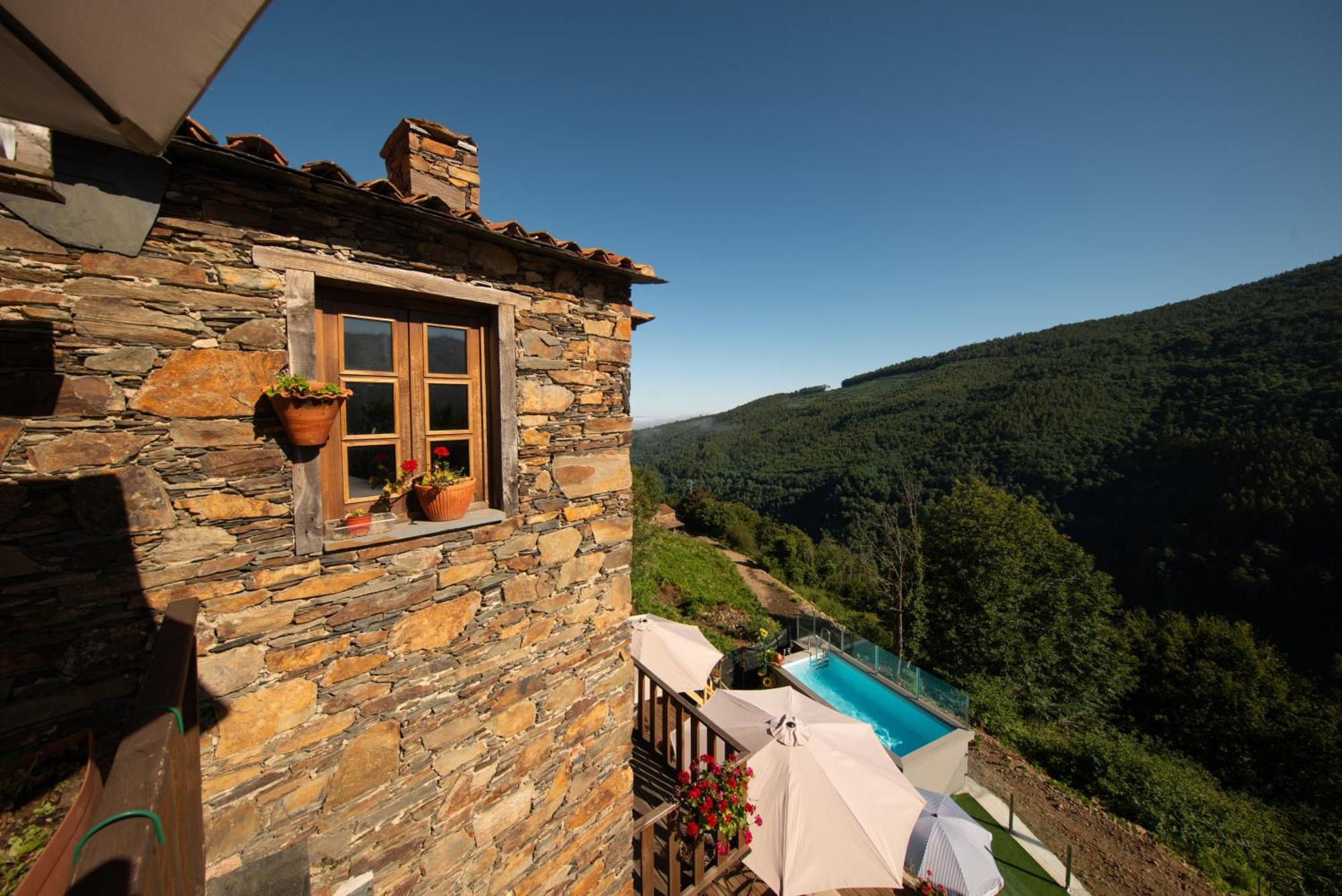 Talasnal Casas Da Urze Ter Lousa  Luaran gambar